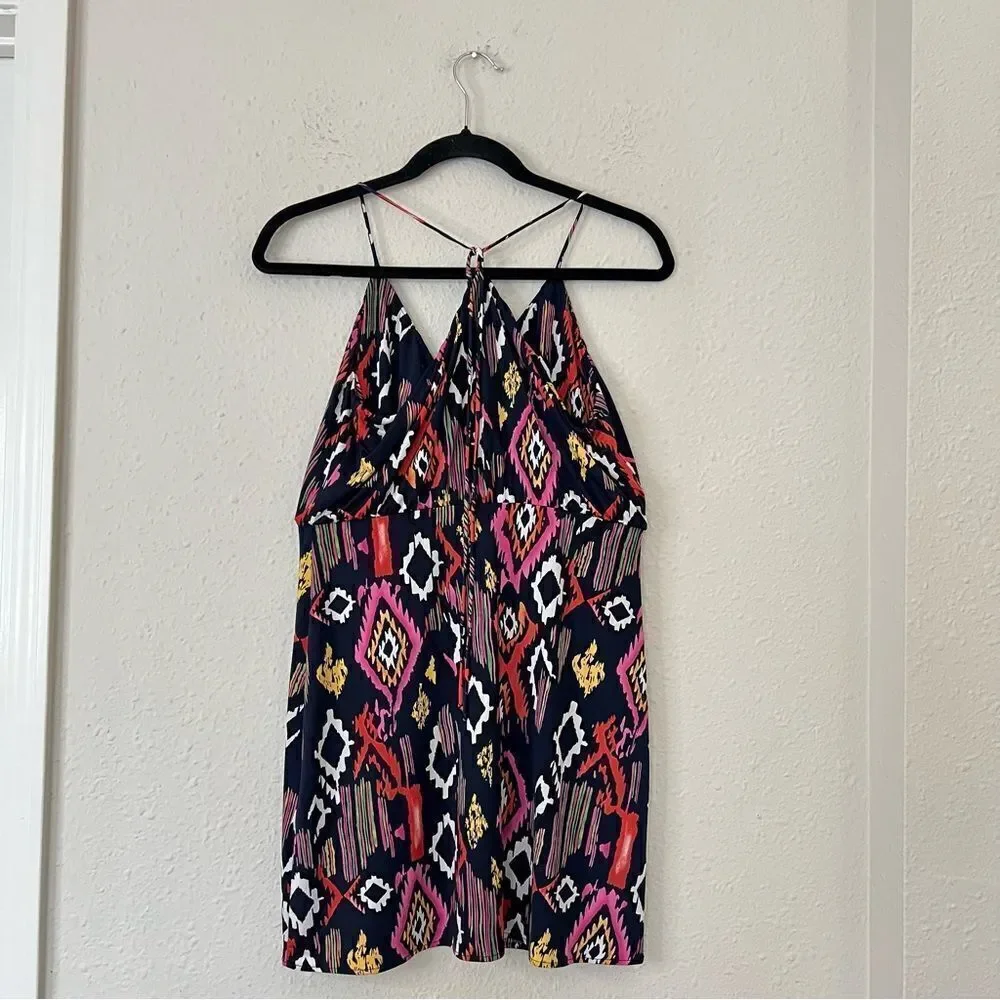 Misa Los Angeles Printed Racer Back Mini Dress Size Small - Picture 5 of 7